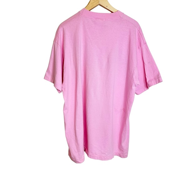Vintage Disney I <3 Mickey Bubble Gum Pink Oversized Tee Sleep Shirt One Size - Picture 2 of 8